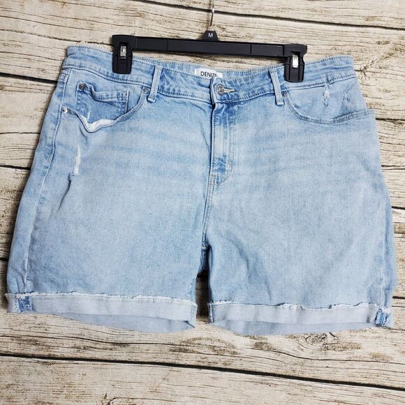 Denizen Levi’s Mid Rise Shorts Size 16-W33 - Picture 1 of 8